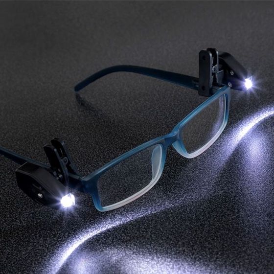 LED klip na brýle (2 kusy)