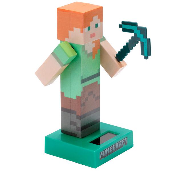 Levně Solární figurka Minecraft Alex