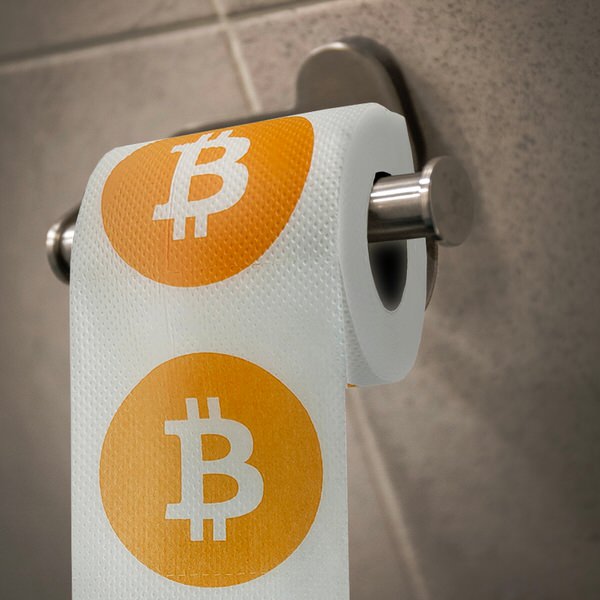 Levně Toaletní papír Bitcoin