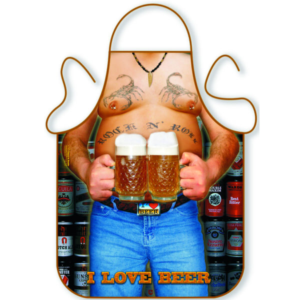 Levně Zástěra I love beer