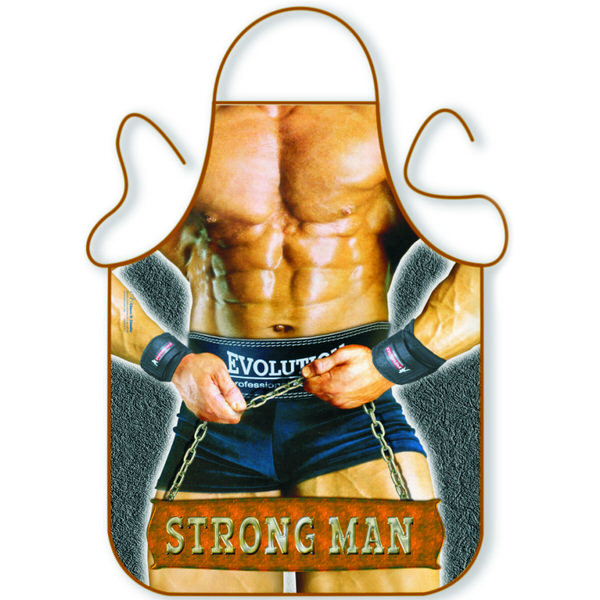 Levně Zástěra Strong Man